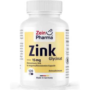 Zein Pharma Zinc Bisglycinate 15 mg [120 капсули]