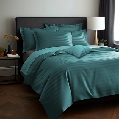 Darymex bambus obliečky Stripe sea 200x220 2x70X80 4x40X40