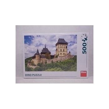 Teddies hrad Karlštejn v krabici 33,5x23x3,5cm 500 dílků