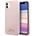 GUESS Hard Silicone Case - силиконов (TPU) калъф за iPhone 11 (розов)