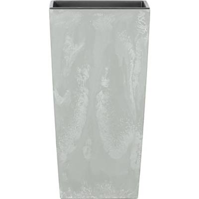 Prosperplast Květináč s vkladem URBI SQUARE BETON EFFECT šedý 29,5 cm