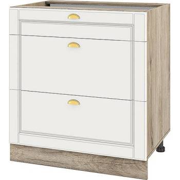 ИРИМ Долен кухненски шкаф Сити АРФ-Бяло мат-09-120 80 см