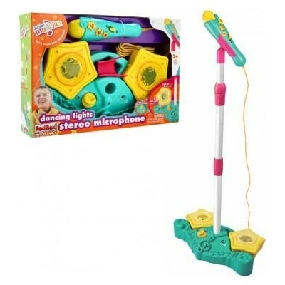 Teddies karaoke plast na batérie so svetlom so zvukom