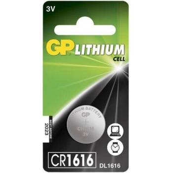 GP Batteries Литиева бутонна батерия gp cr 1616 3v 1 бр. в блистер /цена за 1 бр. / gp (gp-bl-cr1616-7u1)