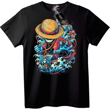NOONEBRAND Тениска с Пирати от One Piece - 7XL, White