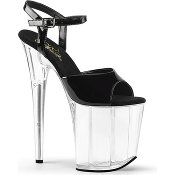 Pleaser USA Pleaser Flamingo-809 Blk Pat/Clr 35