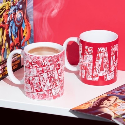 Paladone Hrnek Marvel Logo měnící se 300 ml