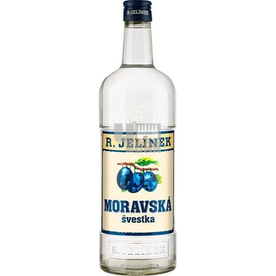 R. Jelínek Moravská Švestka 38% 1 l (holá láhev)
