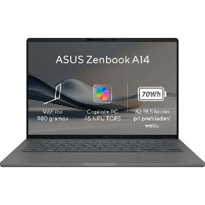 ASUS Zenbook A14 UX3407QA-OLED267W Iceland Gray celokovový UX3407QA-OLED267W