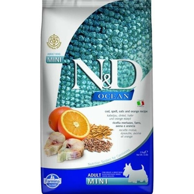 N&D Dog LG Ocean Adult Mini Cod & Orange 2,5 kg