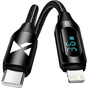 Wozinsky Кабел Wozinsky WUCLC2, USB-C към Lightning, с LED дисплей, 36W, 2m, че (WUCLC2)