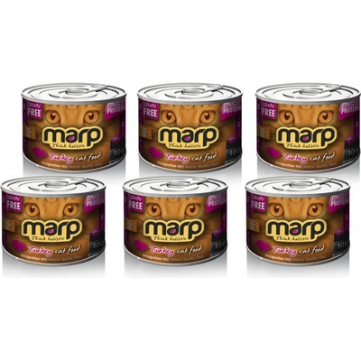 Marp Pure Turkey Cat Can Food 6 x 200 g