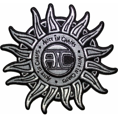 Nažehlovačka Alice In Chains - Sun Logo B&W