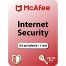 McAfee Internet Security 10 lic. 12 mes.