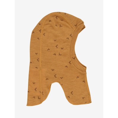 Detská kukla z merino vlny a hodvábu pre deti Brown Sugar brown Fixoni