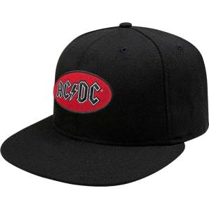 AC/DC Oval Logo Шапка с козирка Black UNI (ACDCSBCAP02B)