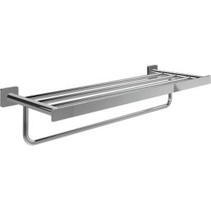 Villeroy & Boch Elements Striking - Поставка за кърпи с рафт, дължина 60 см, хром TVA15200600061 (TVA15200600061)