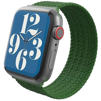GEAR4 remienok Braided S 160-175 cm pre Apple Watch 42/44/45mm - Forest Green ZG705009502