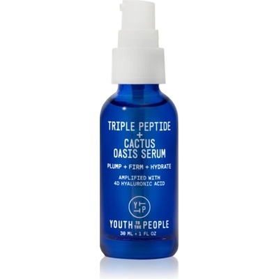 Youth To The People Triple Peptide + Cactus Oasis Serum pleťové sérum na obličej a krk 30 ml