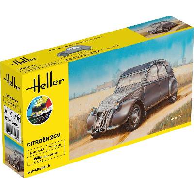 Heller STARTER KIT Citroen 2 CV 1:43