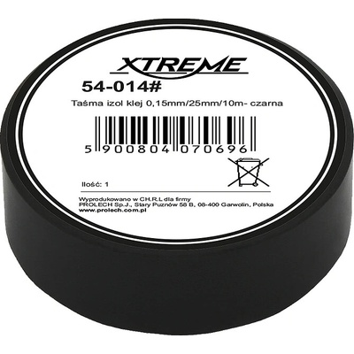 Xtreme Izolačná páska 25 mm x 10 m čierna 54-014