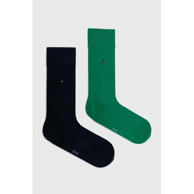 Tommy Hilfiger Чорапи Tommy Hilfiger (2 чифта) в зелено 371111127 (371111127)
