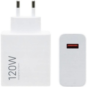 Xiaomi mdy-16-en мрежово зарядно устройство с usb изход, 120 w, бързо зарядно с pd, БЯЛО (mdy-16-en)