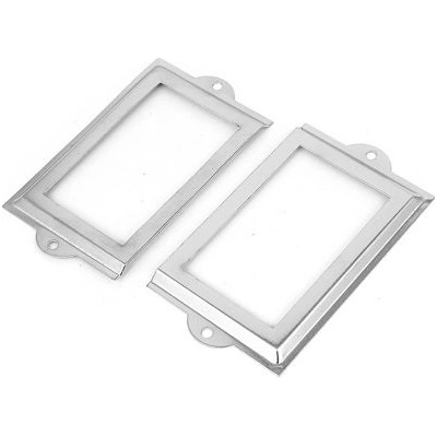 Jmenovka na dveře 70 x 33 mm - Stříbrná – Zboží Dáma