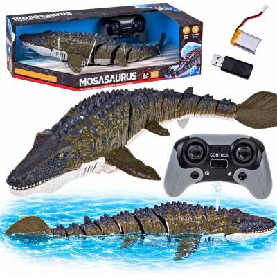 JOKOMISIADA Diaľkovo ovládaný mosasaurus do vody