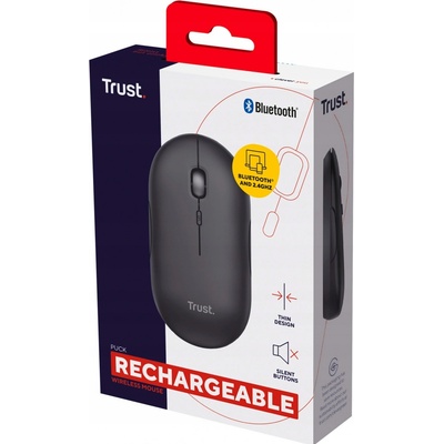 Trust Puck Rechargeable Bluetooth Wireless Mouse 24059
