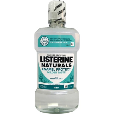 LISTERINE вода за уста, Enamel protect, Mint, 500мл