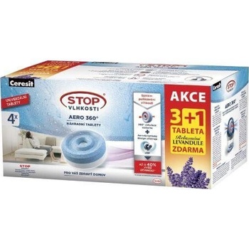 CSV-AERO 360 náplň do pohlcovača vlhkosti 4x450g tableta levanduľa