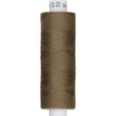 Ariadna Polyesterová strižová niť Talia 120 500 m - 7591 - khaki