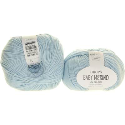 Drops Baby Merino 11 ledově modrá