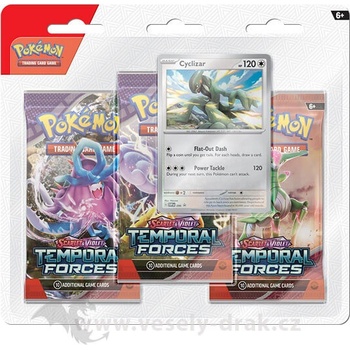 Pokémon TCG Temporal Forces 3-Pack Blister booster Cyclizar