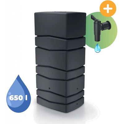 Prosperplast AQUA TOWER antracit 650l IDTC650-S433