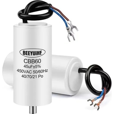 Rozbehový kondenzátor CBB60 10uF/450V pre jednofázové motory