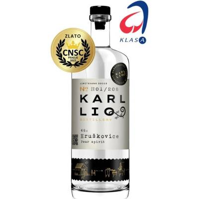 Karl LIQ Hruškovice Luccasova 48% 0,5 l (holá láhev)