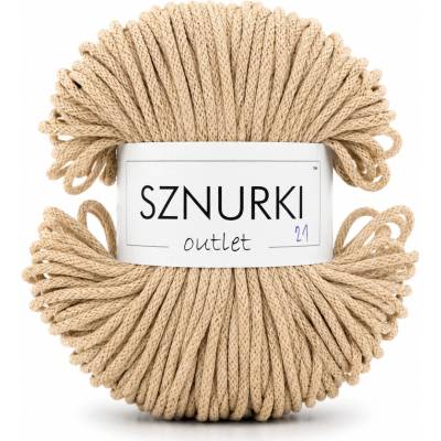 Bobbiny Sznurki outlet - 3mm Sznurki - 3mm: Biscuit