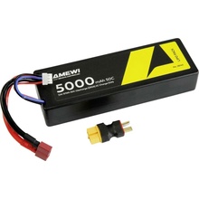 AMEWI Trade e.K. Batéria Li-Pol 2S 7,4V 5000 mAh 50C T-Dean + adaptér T-Dean/XT60