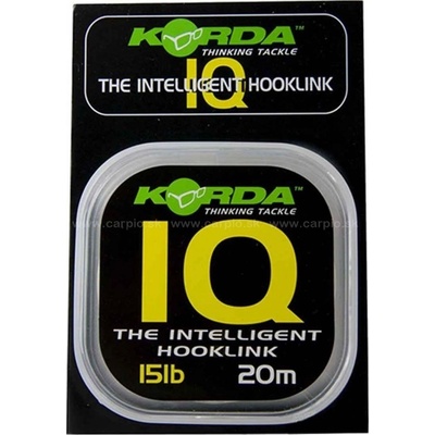 Korda Fluorocarbon IQ The Intelligent Hooklink 20m 15lb