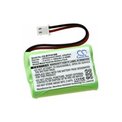 Powery Motorola MBP481 / MBP482 / MBP483 700mAh NiMH 3,6V - neoriginální – Zbozi.Blesk.cz