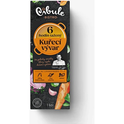 Cibule Bistro Vývar kuřecí 1 l – Zboží Dáma