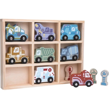 2Kids Toys Wooden Car Set комплект играчки 2y+ 12 бр