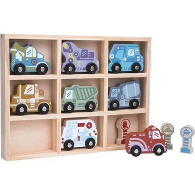 2Kids Toys Wooden Car Set комплект играчки 2y+ 12 бр
