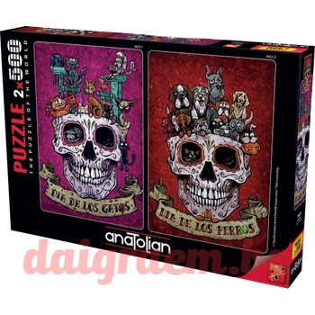 Image 1 of Anatolian Пъзел ANATOLIAN 3623 - 2 x 500 части - Хелоуин (P3623)