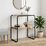 vidaXL Конзолна маса Дъб сонома 60 x 42, 5 x 70 см Инженерна дървесина (8007510)