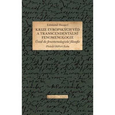 Krize evropských věd a transcendentální fenomenologie