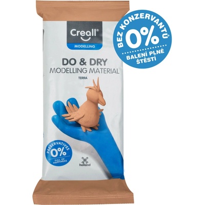 Creall Creall Modelovacia hmota 500 g Hnedá