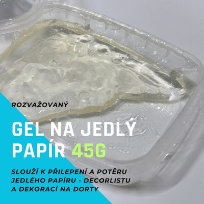 Gel na jedlý papír 45g – Zboží Dáma